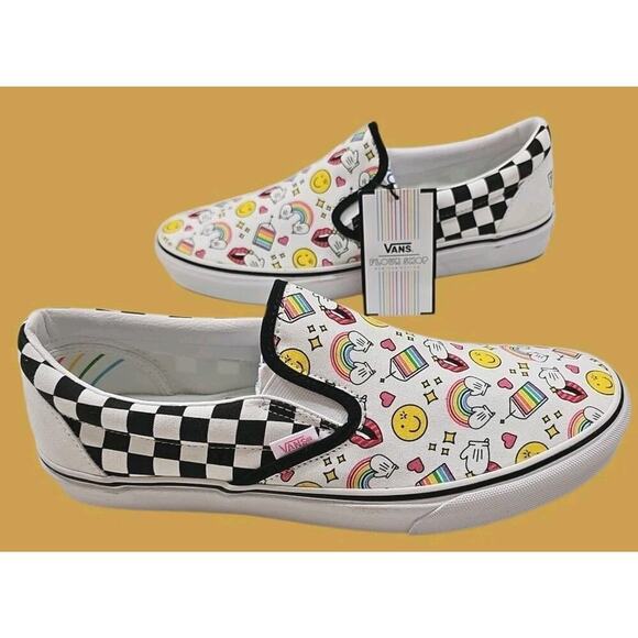 Vans ~Men\'s 11~ Flour Shop Icon Checker Board Classic Slip on Shoes Sneakers NEW main image 14
